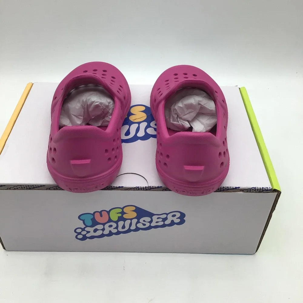 XTRATUF TUFS Cruiser Bio Lite Kids Pink Slip On Water Shoes XKTFC400 Size 7 NEW